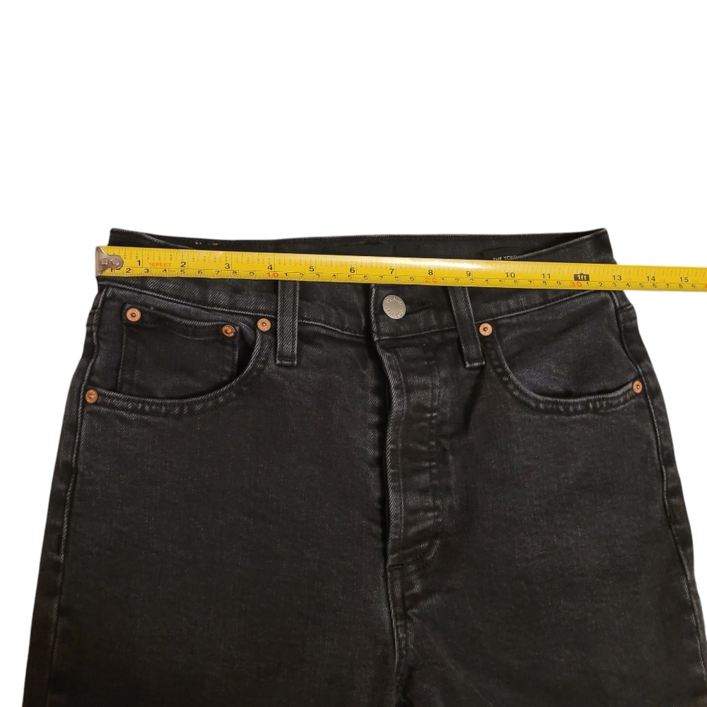 Aritzia Denim Forum the Yoko High-rise slim jeans,Black eyeliner,26/28L - Picture 8 of 16
